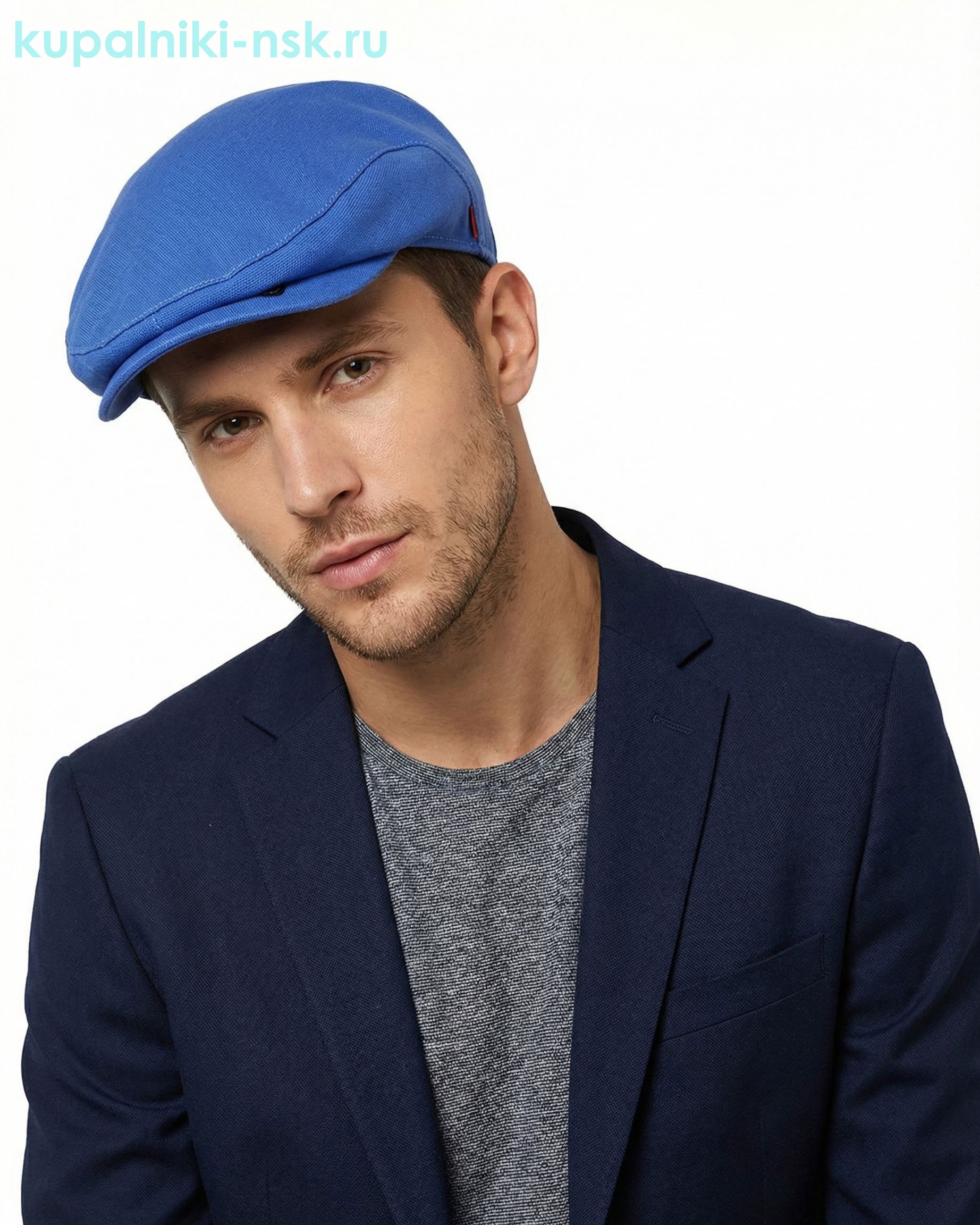 126-8 Кепка мужская хлопок (56-62)