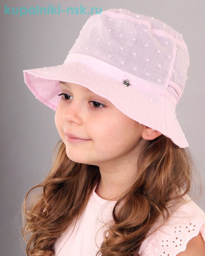 02-80-PT Панама для девочки (50-52) - Купальники-НСК. Купальники и плавки оптом и в розницу.