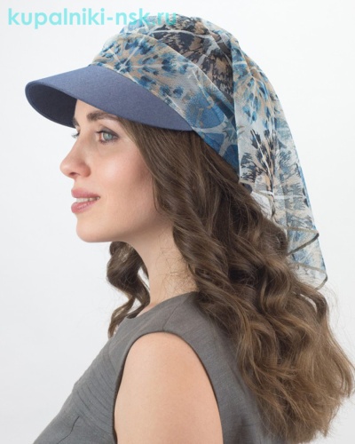 426-К-Л Косынка с козырьком (56-58) - Купальники-НСК. Купальники и плавки оптом и в розницу.