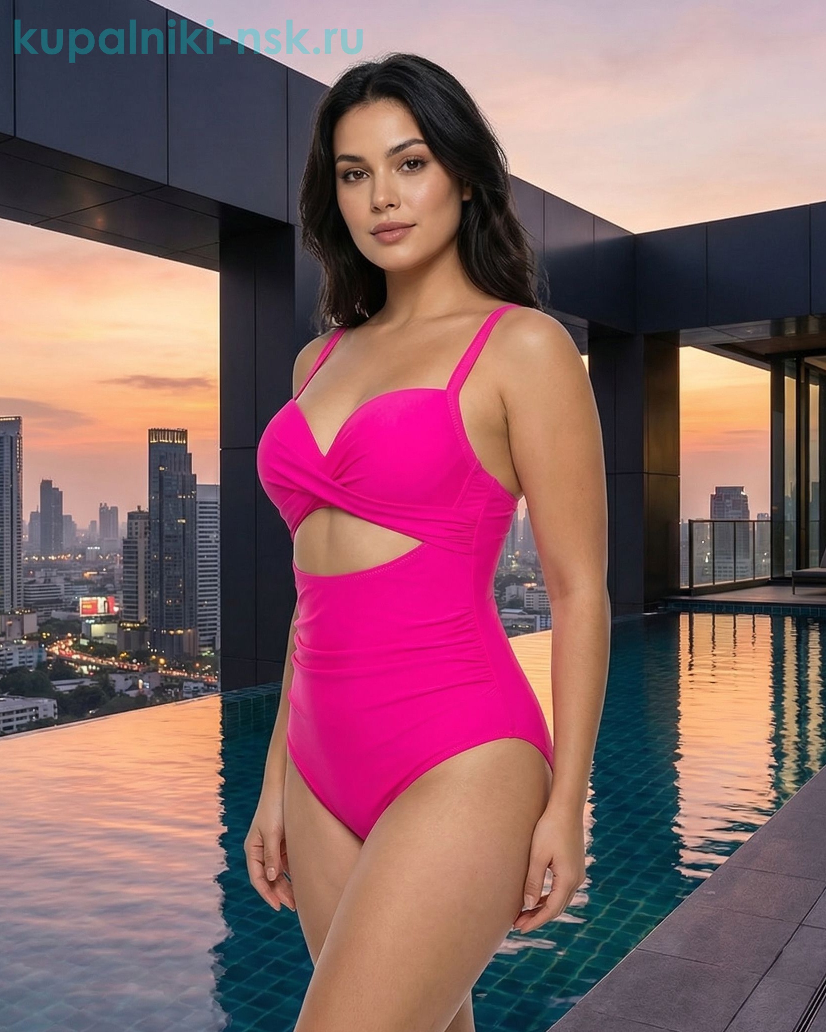 5439 Купальник сплошной (44-52)