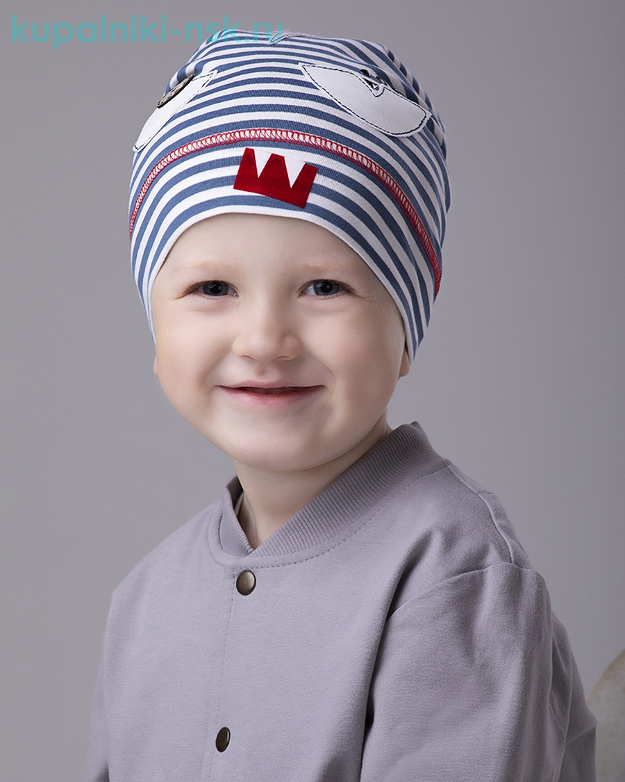 256 Ш Монстрик Колпак для мальчика (50-52)