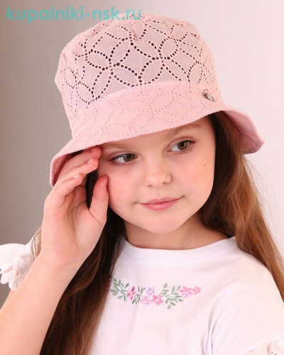 02-90-PT Панама для девочки (52-54) - Купальники-НСК. Купальники и плавки оптом и в розницу.