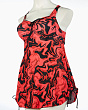 Купальники раздельные Z. Five 06155 F платье (44-52) Купальник - черный-коралл