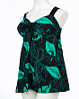 Купальники раздельные Z. Five 9502 A F платье (64-72) Купальник - черный-зеленый