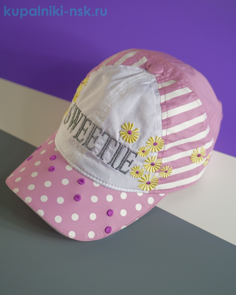 BK 100101 Б Бейсболка для девочки (50-52)
