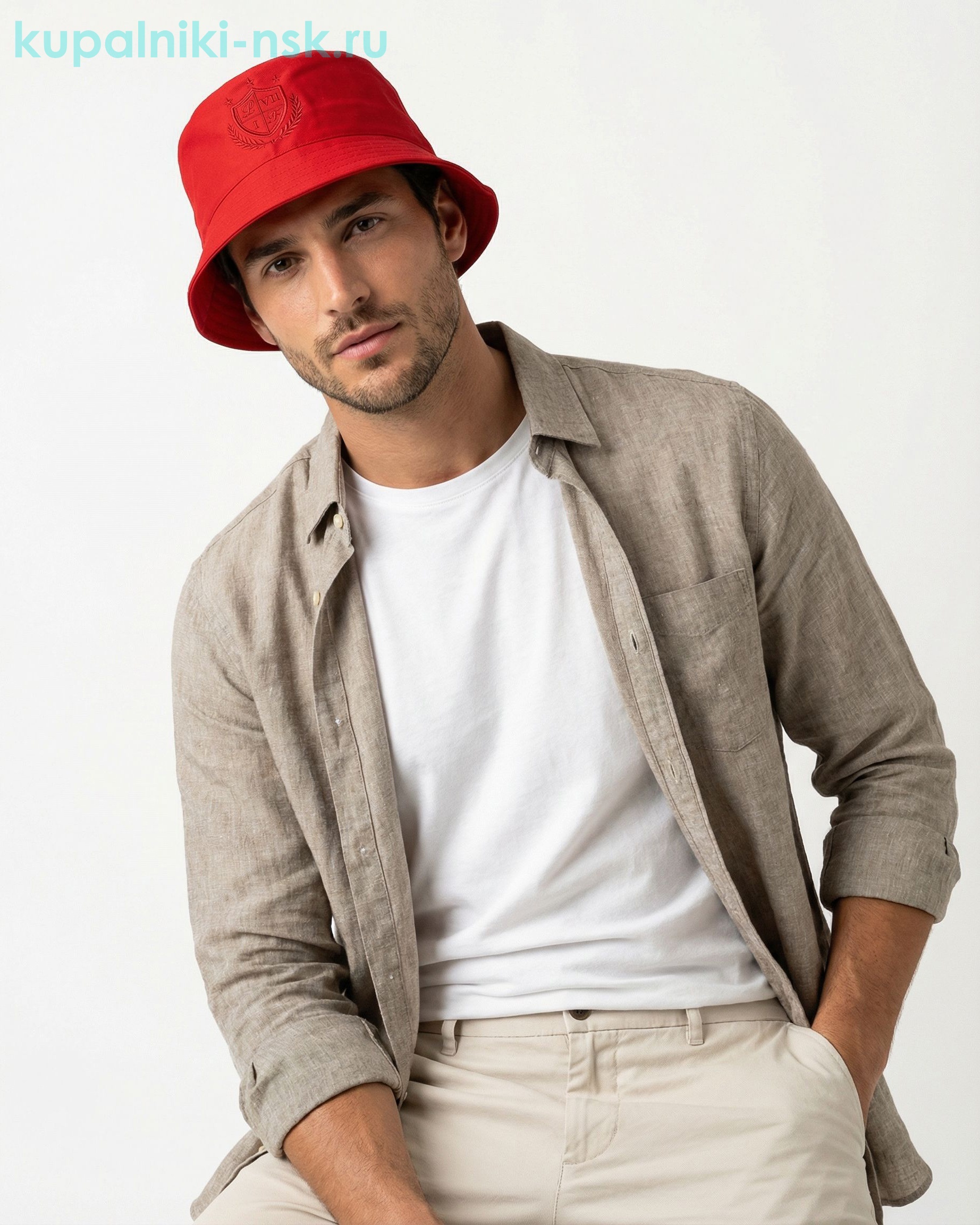 897-10 V Герб Панама мужская хлопок (56-62)