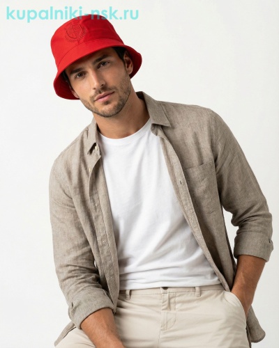 897-10 V Герб Панама мужская хлопок (56-62) - Купальники-НСК. Купальники и плавки оптом и в розницу.