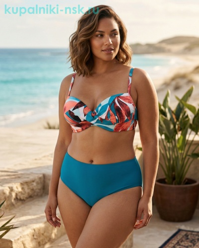 2502-10 A Купальник раздельный (48-54) - Купальники-НСК. Купальники и плавки оптом и в розницу.