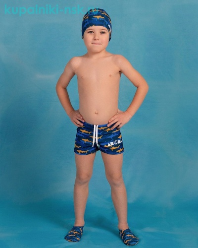 2038 Шорты купальные для мальчика (3-12 лет) - Купальники-НСК. Купальники и плавки оптом и в розницу.