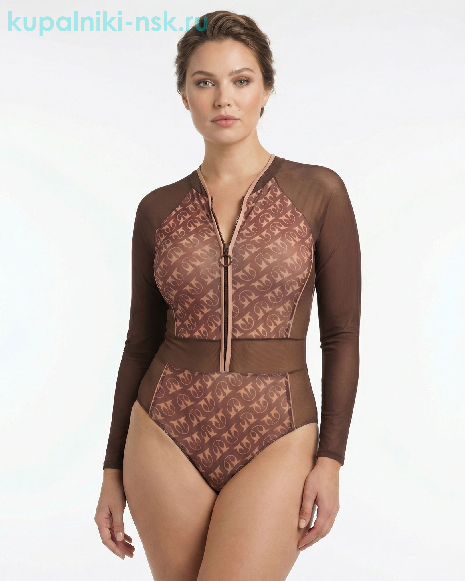 227 AH-1 FS Купальник сплошной пропускающий загар (42-50)