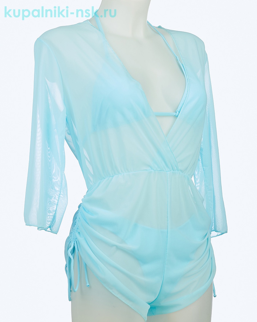 348 A Купальник раздельный с комбинезоном (40-48)