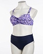 Купальники раздельные Polovi 22314-3 Купальник раздельный (48-54) - синий-сиреневый