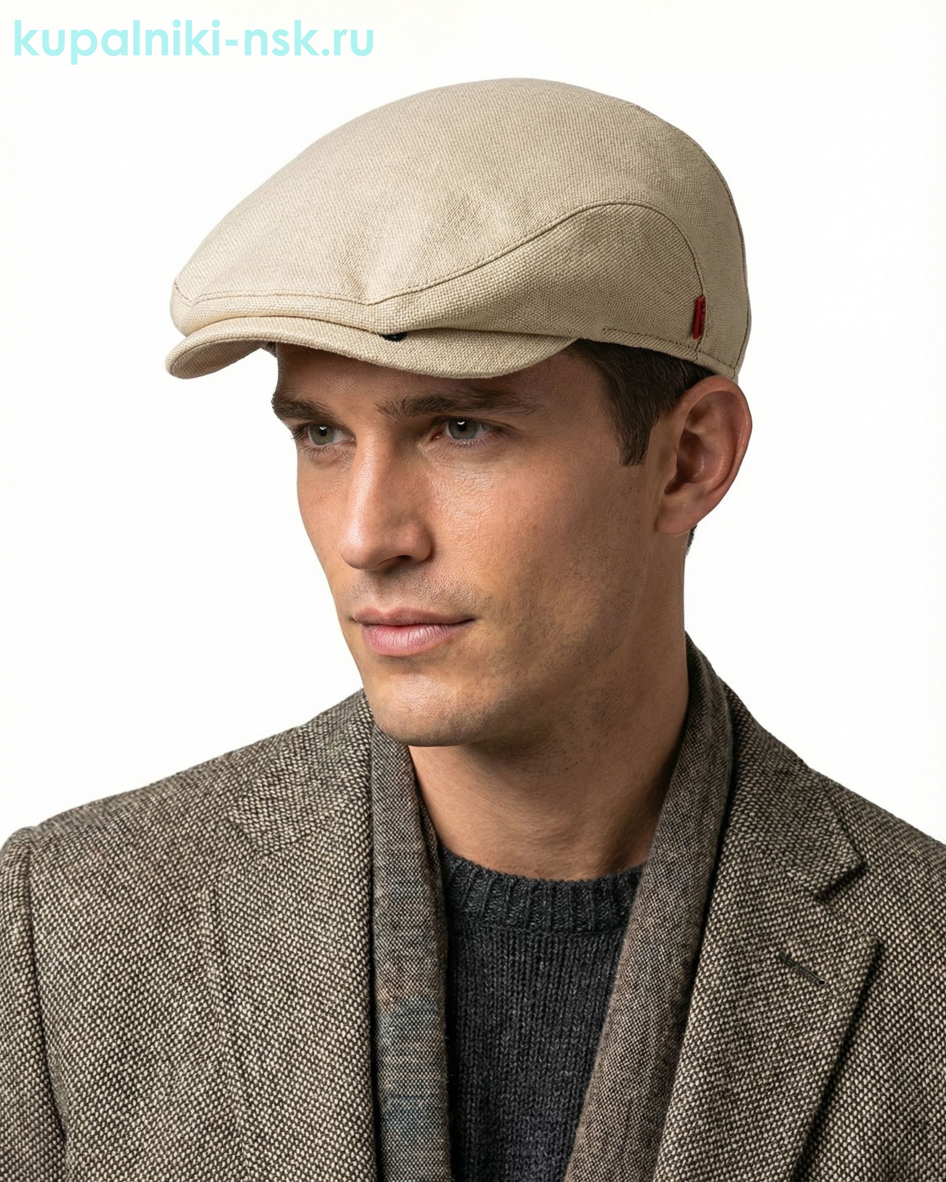 126-54 Кепка мужская хлопок (56-62)