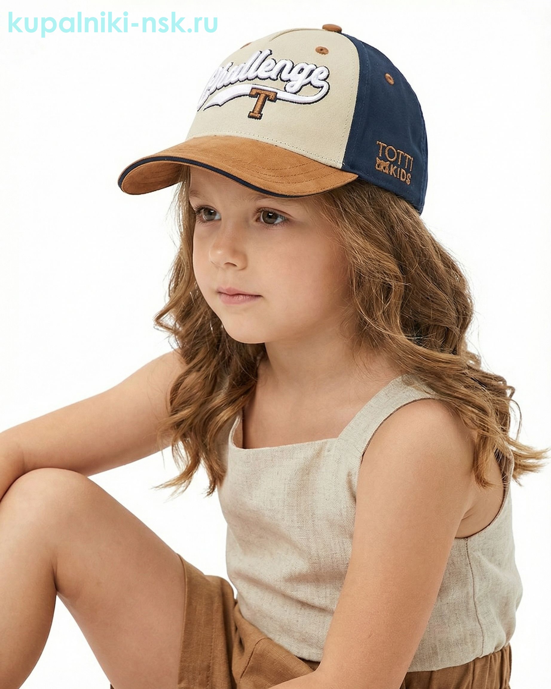 4013-МВ Бейсболка для девочки (52-56)