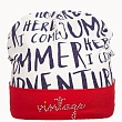 Головные уборы Vintage+ 265 Ш Бухта синих туманов Шапка для девочки (47-52) - красный
