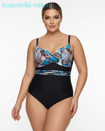 88901-1 W Купальник сплошной (46-54) - Купальники-НСК. Купальники и плавки оптом и в розницу.