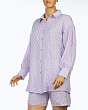 Туники SameGame 102 # X (M-XL)(рубашка+шорты) Комплект - сирень