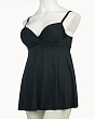 Купальники раздельные Sisianna 9212 # Q платье (44-52) Купальник - черный