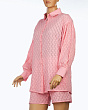 Туники SameGame 102 # X (M-XL)(рубашка+шорты) Комплект - розовый