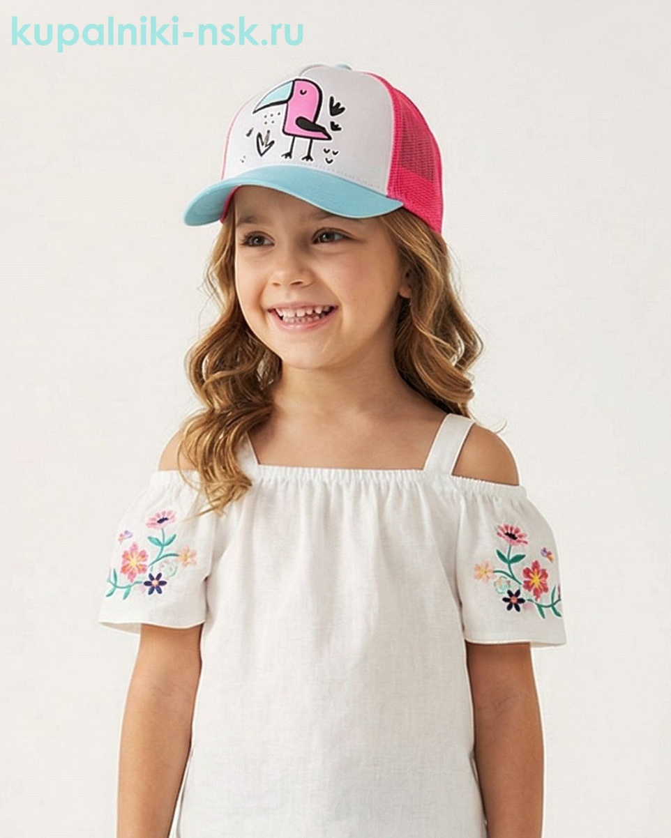 4164-МС Бейсболка для девочки (50-52)