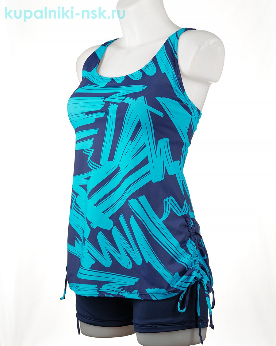 24070 Q Купальник раздельный танкини (44-52)