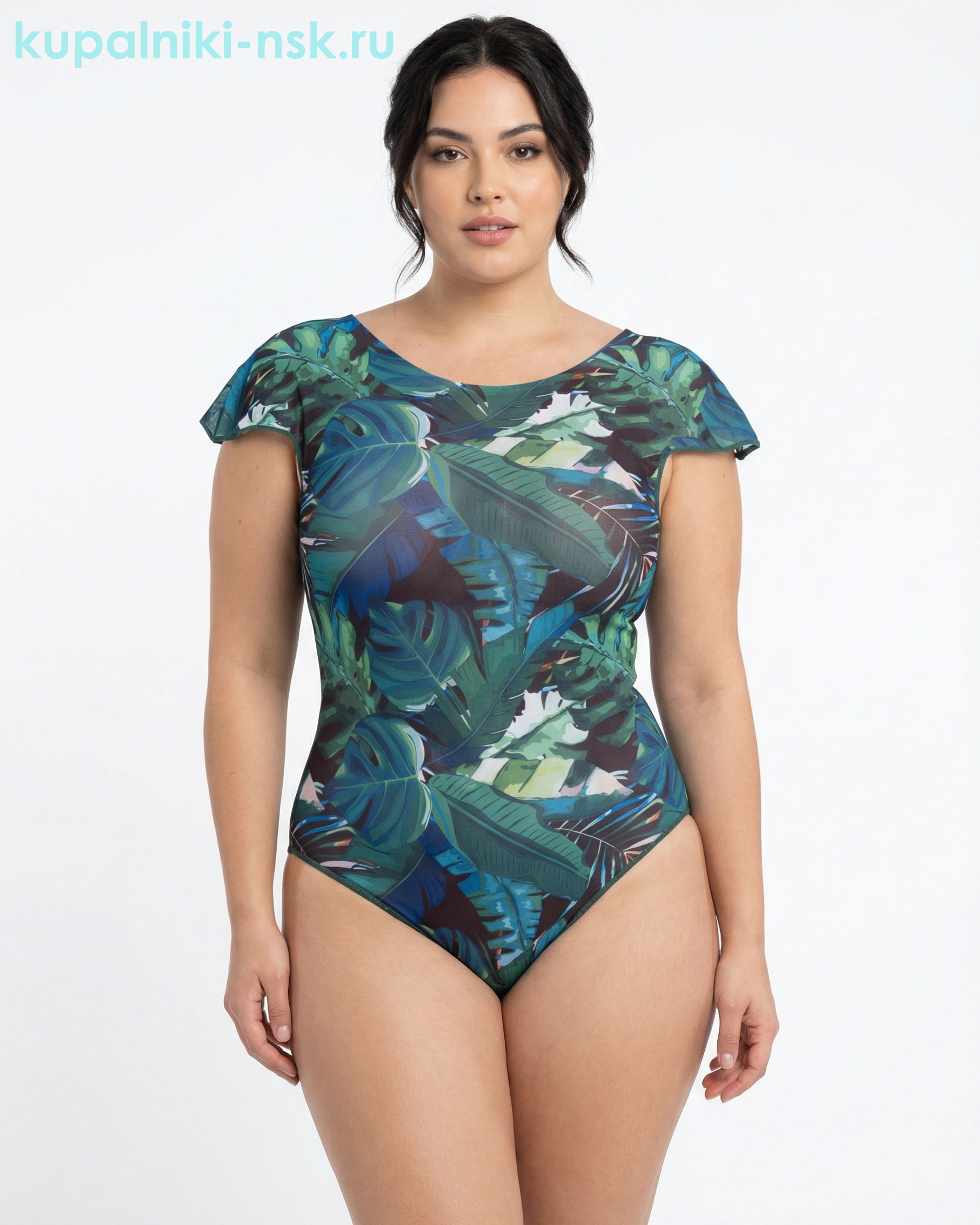 413 H FS Купальник сплошной пропускающий загар (42-50)