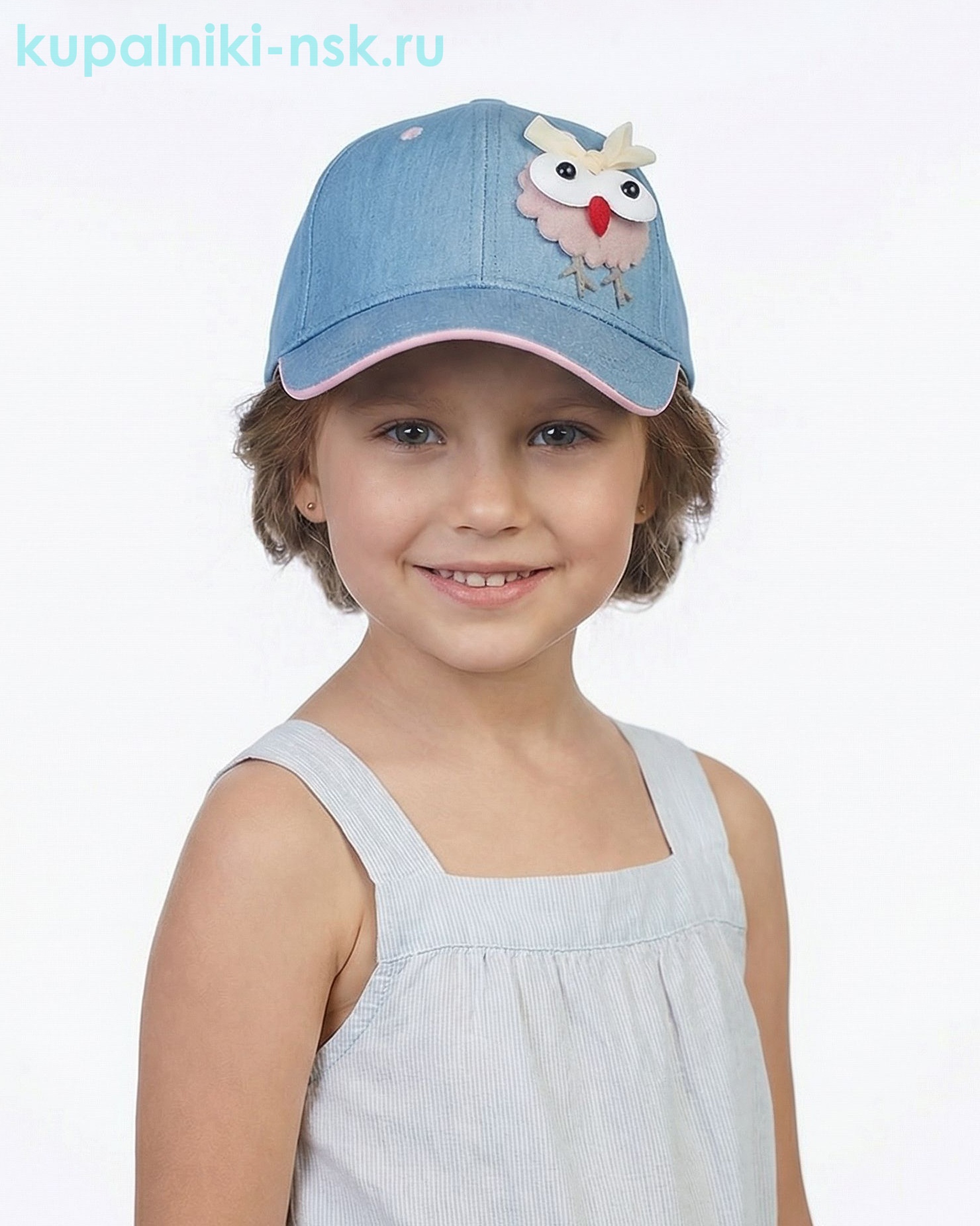 383-BS Бейсболка для девочки (52-54)