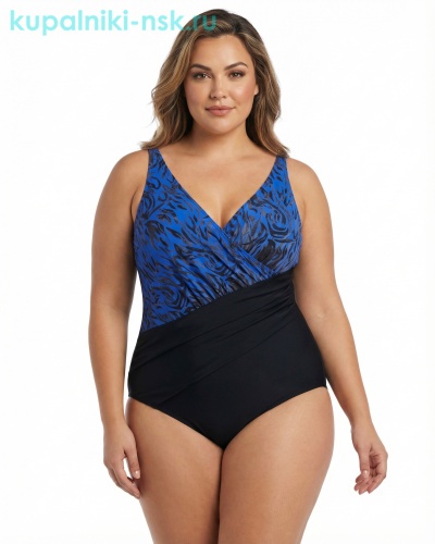 89403 W Купальник сплошной (50-58) - Купальники-НСК. Купальники и плавки оптом и в розницу.