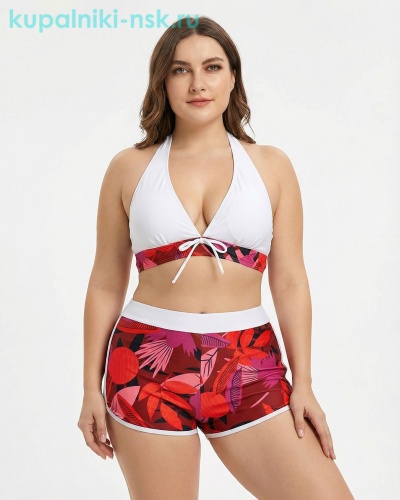 7776 Купальник раздельный (42-50) - Купальники-НСК. Купальники и плавки оптом и в розницу.