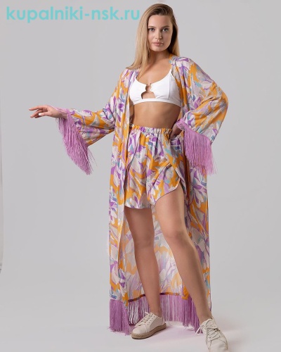 Сабина коттон Флора Комплект (42) - Купальники-НСК. Купальники и плавки оптом и в розницу.
