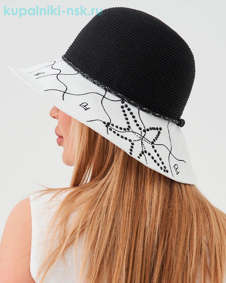 Лагуна 2 солома+лён Шляпа (56-57)