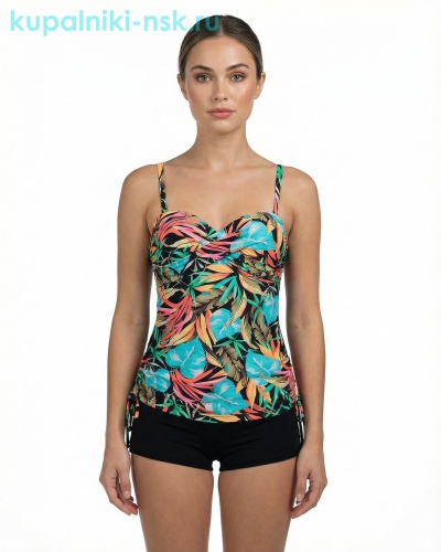 23725 Купальник раздельный танкини (40-48) - Купальники-НСК. Купальники и плавки оптом и в розницу.