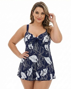 9502 A F Купальник раздельный платье (62-70)