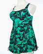 Купальники раздельные Z. Five 06155 F платье (44-52) Купальник - черный-зеленый