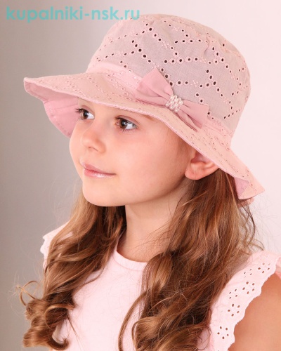 02-88-PT Панама для девочки (50-52) - Купальники-НСК. Купальники и плавки оптом и в розницу.