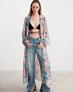 Сабина шифон Ришелье Халат (46-50)