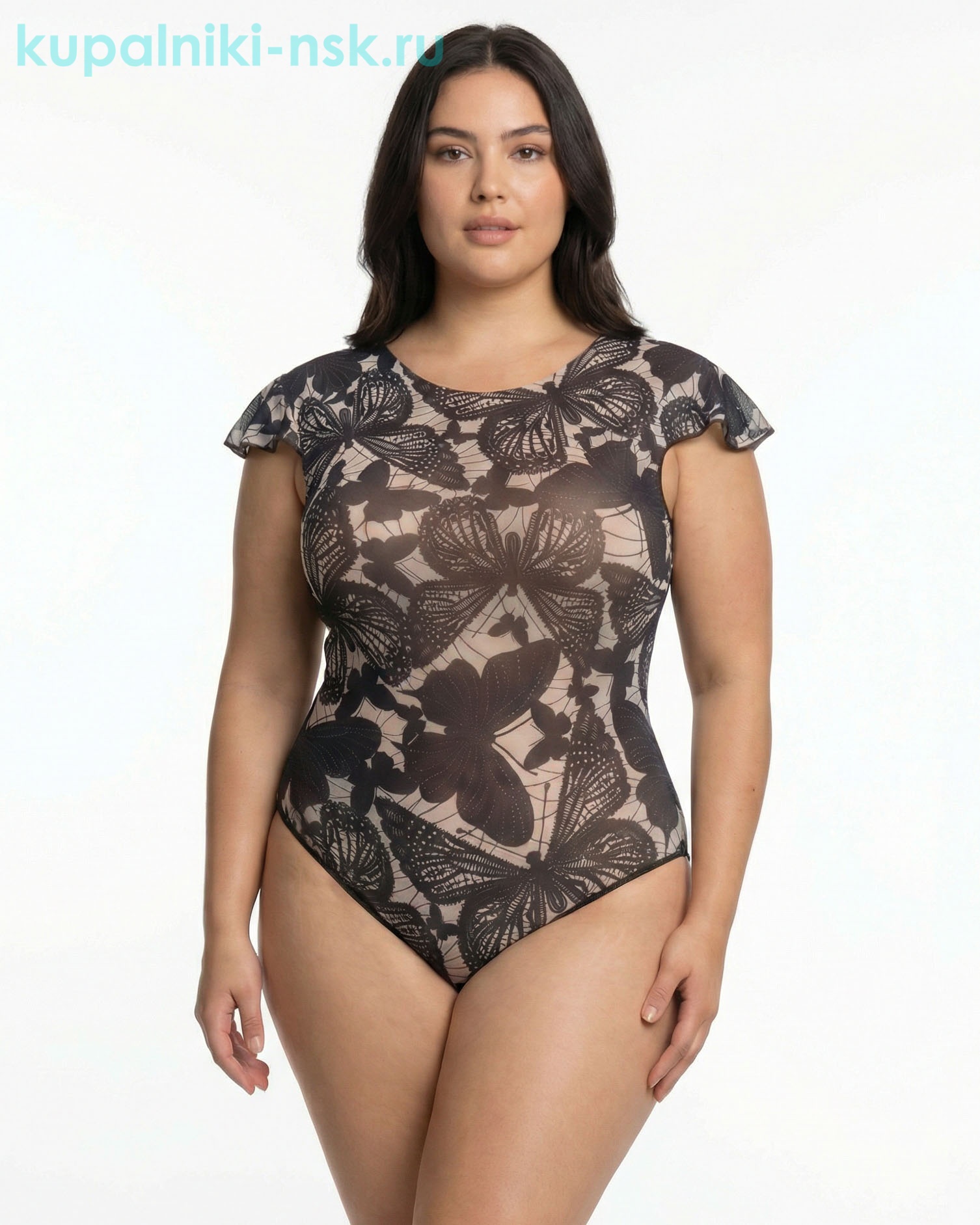 410 H FS Купальник сплошной пропускающий загар (42-50)