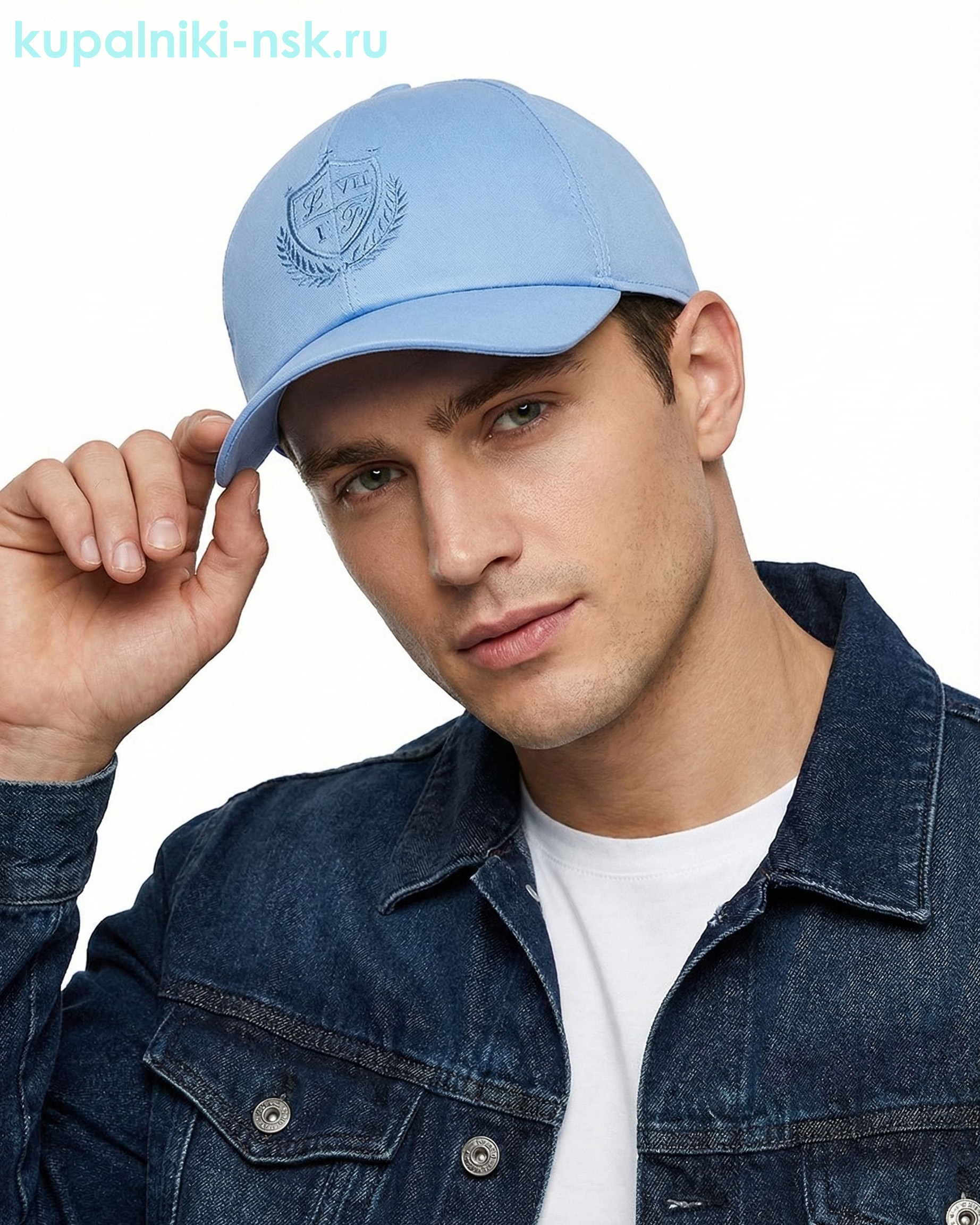 077-13 V Герб Бейсболка мужская хлопок (56-61)