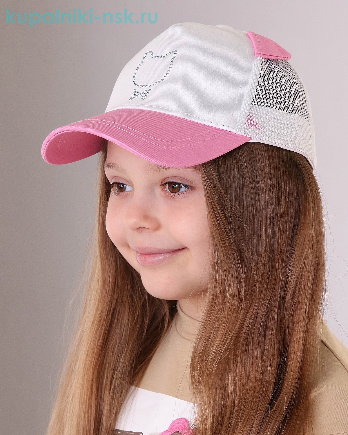 899-BS Бейсболка для девочки  (50-52)