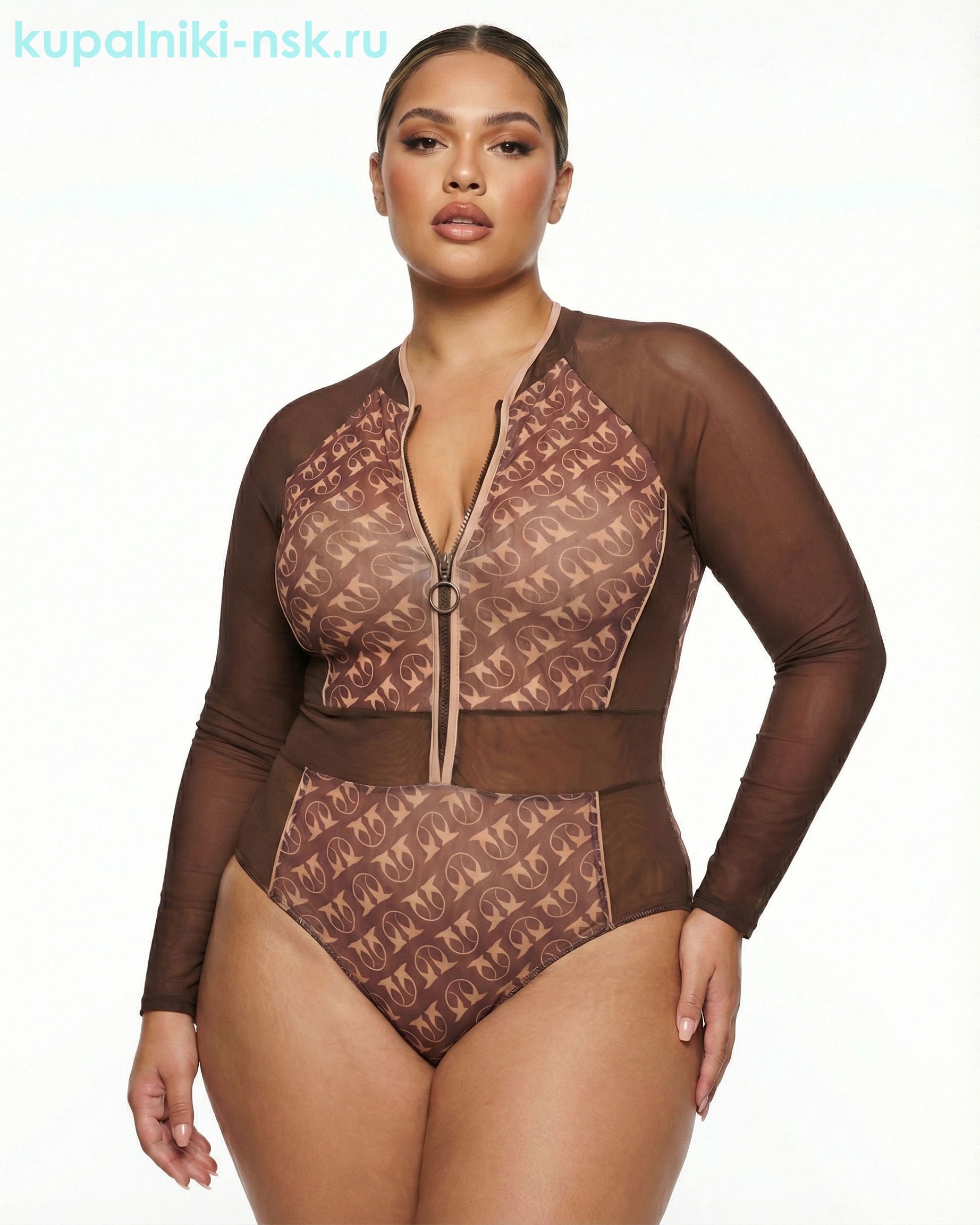 227 AH-1 FS Купальник сплошной пропускающий загар (42-50)