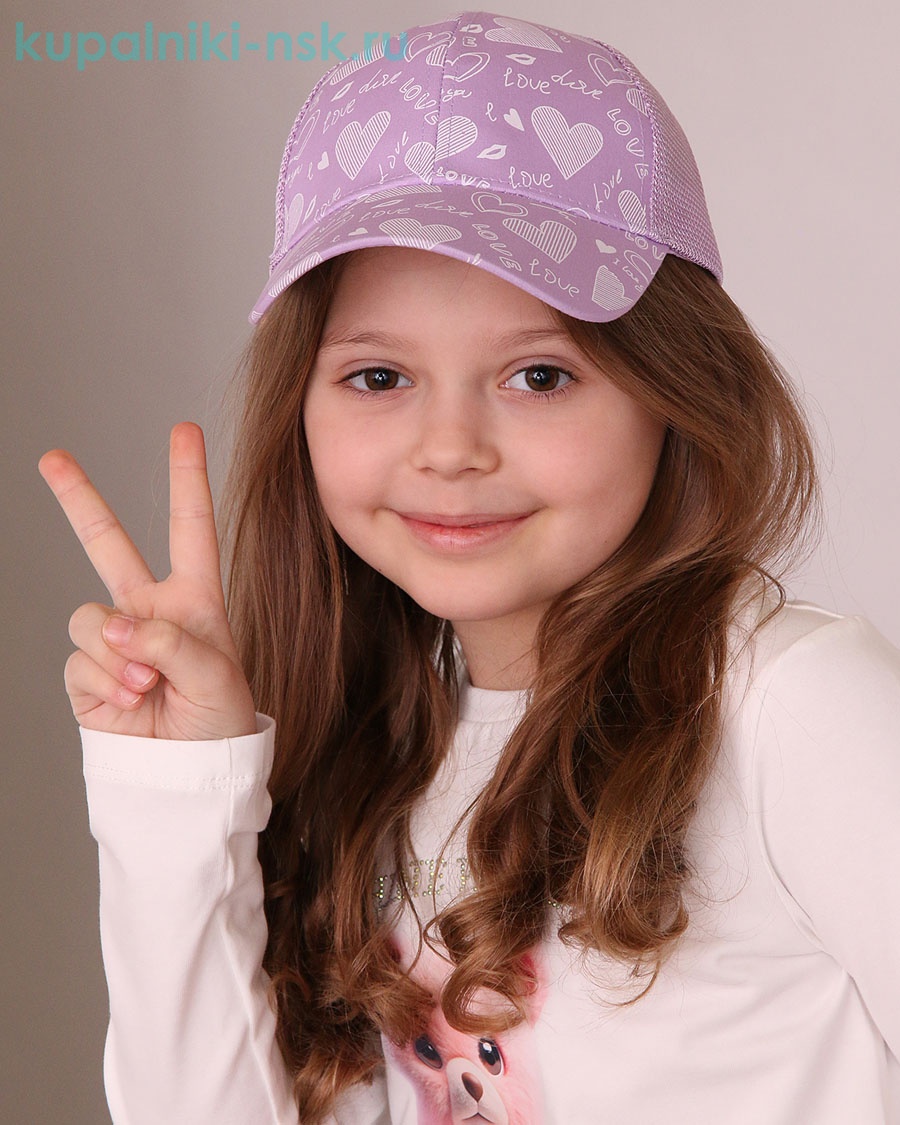 764-BS Бейсболка для девочки (50-52)