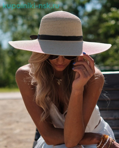 12942 Шляпа (56-58) - Купальники-НСК. Купальники и плавки оптом и в розницу.