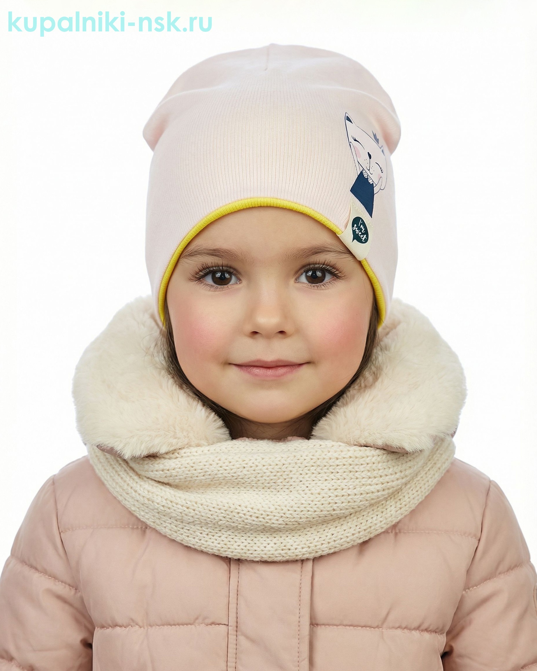 01-51-CT Колпак для девочки (46-48)
