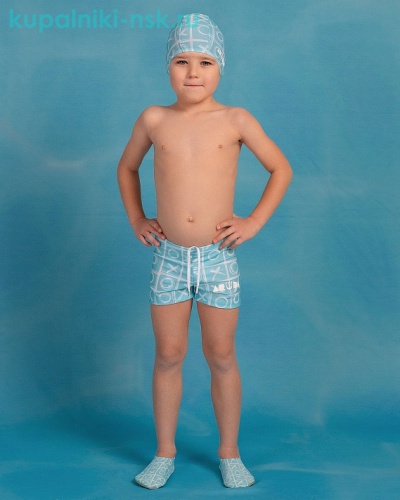 2037 Шорты купальные для мальчика (3-12 лет) - Купальники-НСК. Купальники и плавки оптом и в розницу.