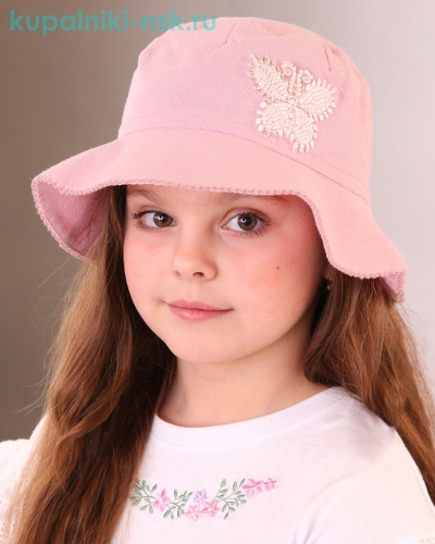 02-84-PT Панама для девочки (52-54) - Купальники-НСК. Купальники и плавки оптом и в розницу.
