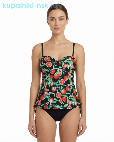 23473-1 Купальник раздельный танкини (42-50) - Купальники-НСК. Купальники и плавки оптом и в розницу.