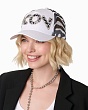 Головные уборы UrbanPeak 123023 BW Бейсболка женская (56-58) - белый-зебра