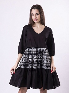 Гербера орнамент батист (S-L) Туника