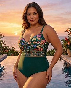 310 E Купальник сплошной (48-56)