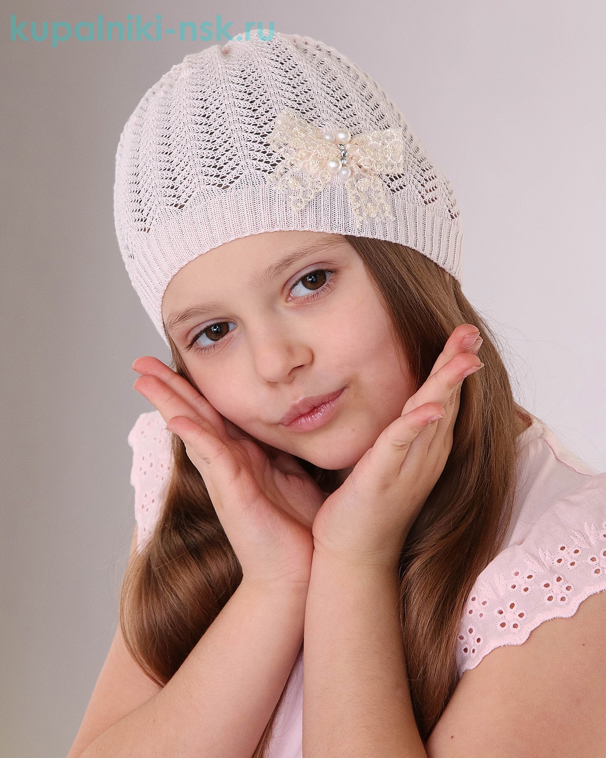 05-56-ST Шапка для девочки (52-54)